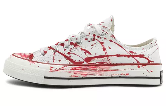 1970-е годы. Кеды унисекс с высоким берцем, белые/красные. Converse