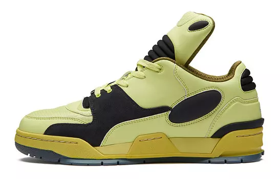 1980 Винтажные баскетбольные кроссовки унисекс с низким верхом Лаймово-зеленые Eqlz