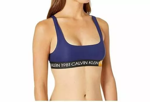 1981 Смелый бюстгальтер без подкладки в цвете Purple Night Calvin Klein