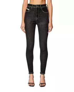 1984 SLANDY-HIGH узкие женские джинсы Diesel, черный