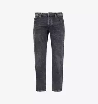 1986 г. джинсы Larkee-Beex Brand-Patch с зауженными штанинами, классического кроя, из эластичного денима Diesel, мультиколор