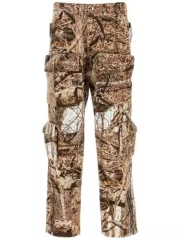 1989 Штаны STUDIO с камуфляжным принтом 1989 Studio, коричневый