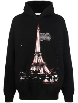 1989 STUDIO худи Eiffel, черный