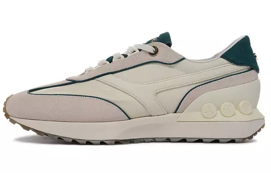 1990 Кроссовки мужские низкие Pale Ancient Yellow/Print Dark Green Li-Ning 1990