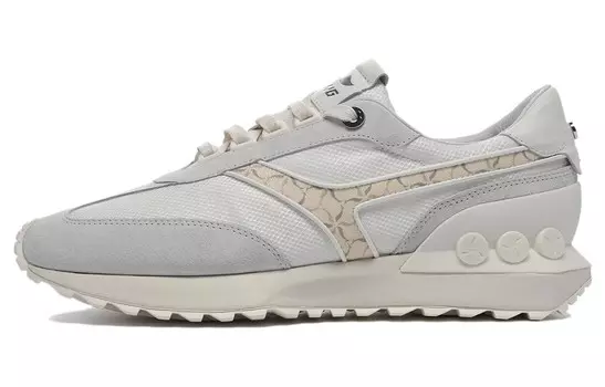 1990 Кроссовки мужские низкие с белым оттенком Li-Ning 1990