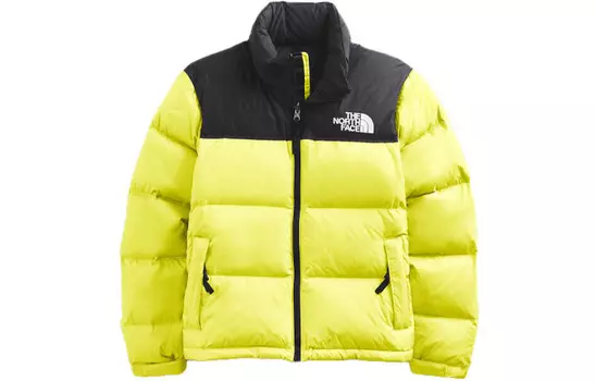 1996 Коллекция Пуховик женский Кислотно-желтый The North Face