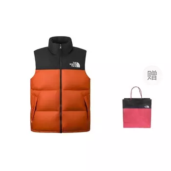 1996 Коллекция Жилет Унисекс Закат Оранжевый + Подарочный Пакет The North Face