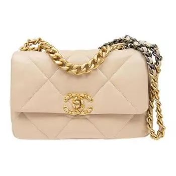 19-сумка из овчины, сумка через плечо, сумка-трубы, женская, молочный чай CHANEL