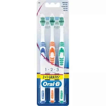 1,2,3 Зубная щетка Classic Care, Oral-B
