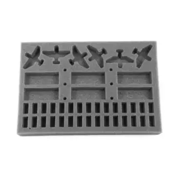 1-дюймовый лоток для листовок, Battle Foam - Spartan Games - Dystopian Wars - Prussian Empire