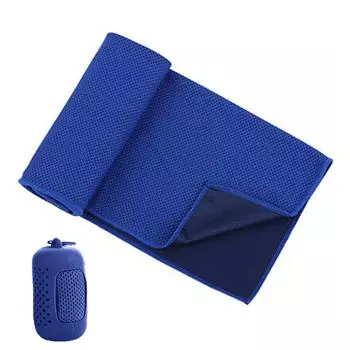 1 комплект охлаждающего полотенца для льда, портативное, быстросохнущее, супервпитывающее, летнее охлаждающее полотенце для занятий спортом на открытом воздухе, фитнеса, небесно-голубого цвета. Размер: L Stuttg, мультиколор