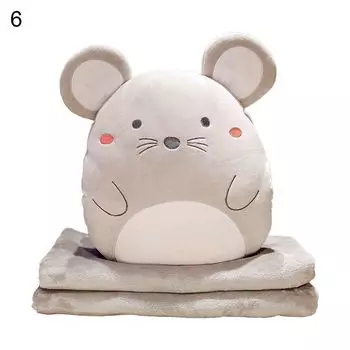 1 комплект подушек с милыми животными, удобная в использовании подушка с подогревом для рук и одеялом для офиса-6 Stuttg