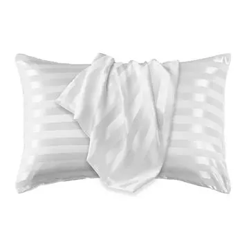 1 пара наволочек, атласные гладкие удобные прямоугольные наволочки с украшением, имитация шелковой подушки, ворс, украшение для дома для гостиной-S, размеры: L Stuttg