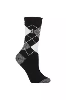 1 пара носков 1.0 TOG Ultralite в полоску, с узором и узорами SOCKSHOP Heat Holders, серый