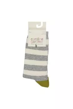 1 пара носков из бамбукового хлопка Caroline Gardner, мультиколор
