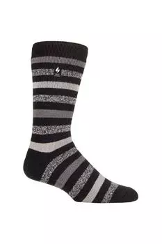 1 пара носков в полоску, с рисунком и узором 1.6 TOG Lite SOCKSHOP Heat Holders, черный