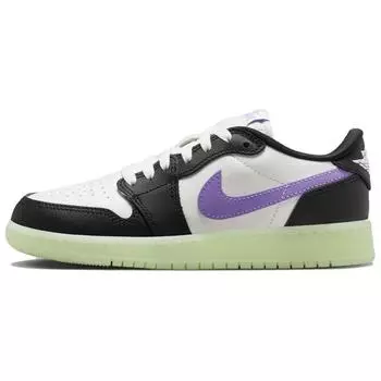 1 Retro Low OG Black Raspberry GS Jordan, красный