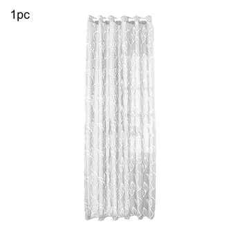 1 шт. белая уличная штора с люверсами сверху и снизу, атмосферостойкая, водонепроницаемая, плотная штора, уличные шторы, непрозрачные шторы для террасы, сада, патио, 132 х 213 см Stuttg, белый