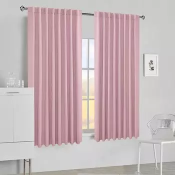 1 шт., плотные шторы, утепленные шторы для спальни и гостиной, 132 х 160 см, серые lapamax