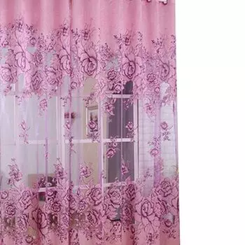 1 шт., занавеска Aoresac для дома, простая плотная двухсторонняя занавеска на липучке, ткань для украшения дома для гостиной, спальни (60 см x 150 см) Stuttg, фиолетовый