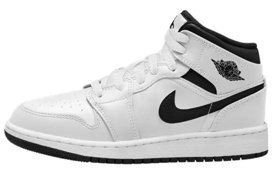 1 Средний обратный Panda GS Jordan, белый/черный