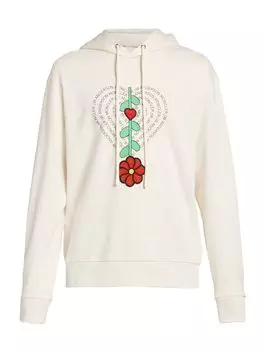 1 Толстовка с капюшоном с графическим принтом Moncler JW Anderson Moncler Genius, белый