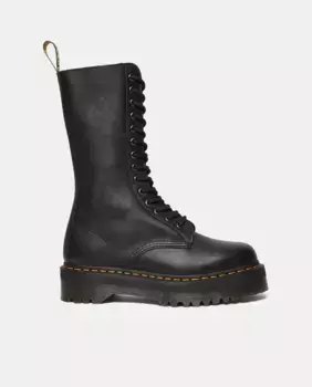 1B99 Квадро женские кожаные ботинки Dr. Martens, белый