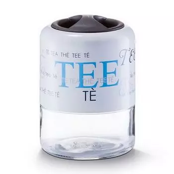 1x банка для хранения «Буквы», 640мл стекло, стакан, маленький стакан Zeller