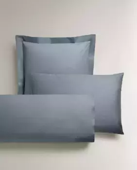 (200 нитей) наволочка из хлопкового перкаля Zara Home, цвет Petrol Blue