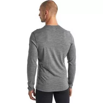200 Oasis LS Crew Top мужские Icebreaker, цвет Gritstone Heather