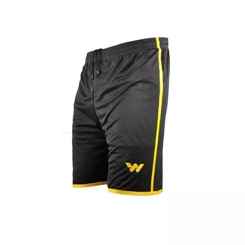 20202 Черно-желтые мужские спортивные шорты из полиэстера Walkway