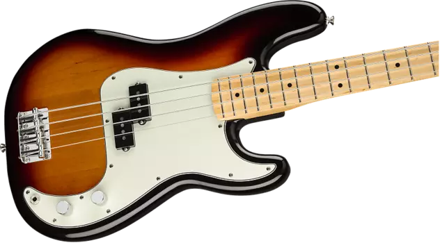 2021 Fender Player Precision Bass Кленовая накладка на гриф, 3 цвета Sunburst Fender Player Precision Bass Maple Fingerboard 3-Color Sunburst