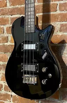 2021 Gretsch G2220 Junior Jet Bass II с грифом из орехового дерева черного цвета, поддержка небольших независимых музыкальных магазинов