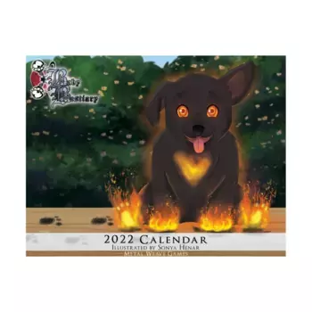 2022 - Baby Bestiary Calendar, Baby Bestiary (Metal Weave Games), мягкая обложка