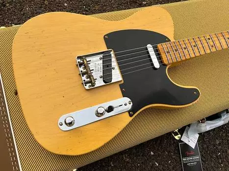 2022 Fender Custom Shop '52 Telecaster Journeyman Relic Aged Nocaster Blonde