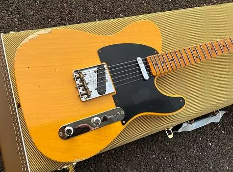 2022 Fender Custom Shop LTD '51 Telecaster Relic Aged Butterscotch Blonde