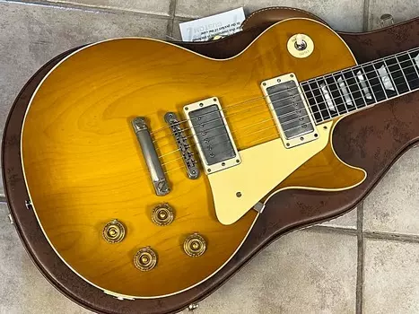 2022 Gibson Custom Shop 1958 Les Paul Standard Lemon Burst Murphy Lab Light Aged 1958 Les Paul Standard Lemon Burst Light Aged