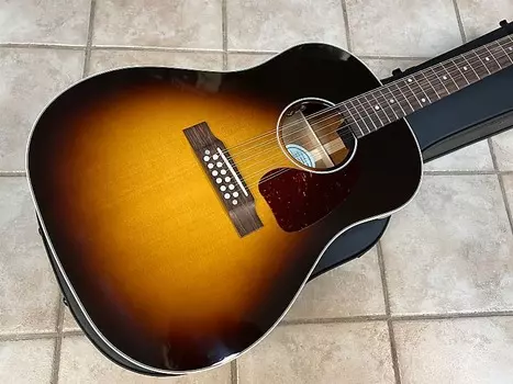 2022 Gibson J-45 Standard 12 String Vintage Sunburst