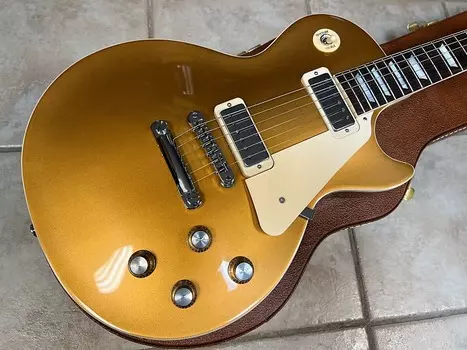 2022 Gibson Les Paul Deluxe Электрогитара 70-х с золотым верхом Les Paul Deluxe '70s Electric Guitar Gold Top