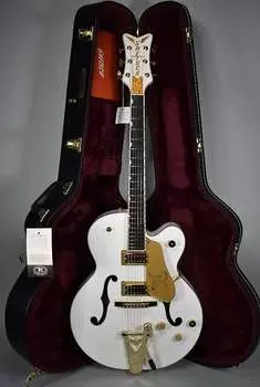2022 Gretsch G6136TG Players Edition White Falcon Электрогитара с полым корпусом и OHSC G6136TG Players Edition Hollow Body Electric Guitar w/OHSC