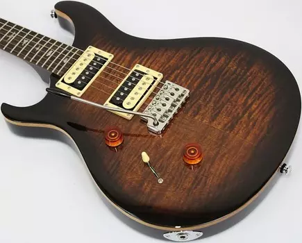 2022 PRS SE Custom "Lefty" Электрогитара для левшей, Black Gold Burst SE Custom 24 "Lefty"