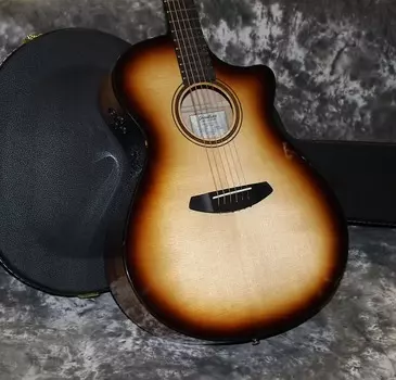 2023 Breedlove - Organic Pro Artista Concerto - Burnt Amber Gloss