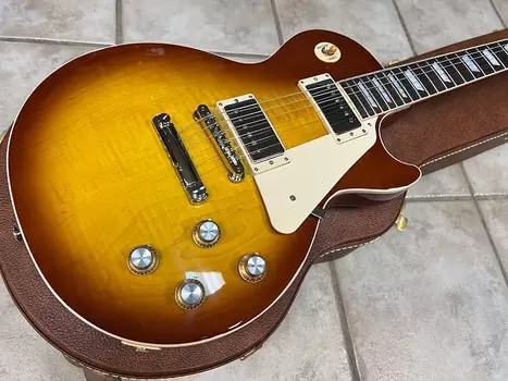 2023 Gibson Les Paul Standard '60s Фигурная верхняя электрогитара Чай со льдом Les Paul Standard '60s Electric Guitar Iced Tea