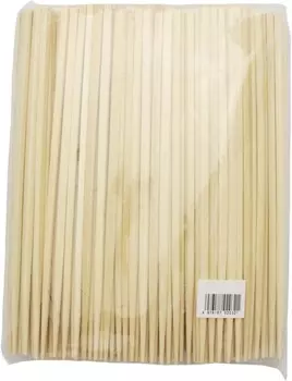 2032 Раздельные палочки для еды, бамбуковые, квадратные палочки для еды, 100 пар, полиэтиленовый пакет, 9,4 дюйма (24 см) Nakamura