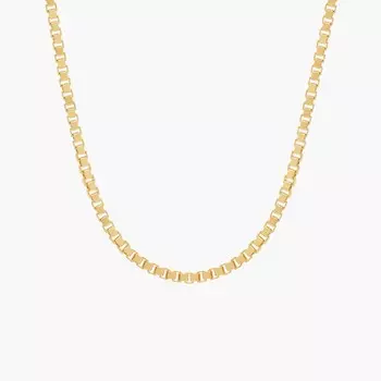 20-дюймовая цепочка из желтого золота 14 карат (0,9 мм) Blue Nile