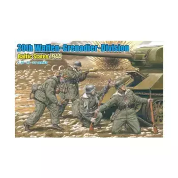 20-я гренадерская дивизия Ваффен, Прибалтика, 1944 г., Dragon Models - '39 to '45 Series - Germany (1:35)