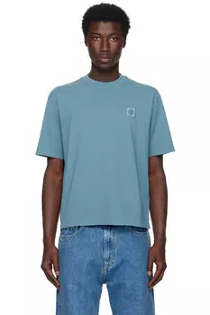 2100237 футболка 'Fissato' из органического хлопка Stone Island, синий