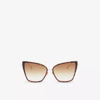 21013 солнцезащитные очки sunbird в ацетатной оправе-бабочке Dita, черный