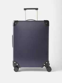 22-дюймовый чемодан для ручной клади Globe-Trotter, синий