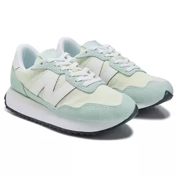 237 ретро кроссовки New Balance, sea salt green